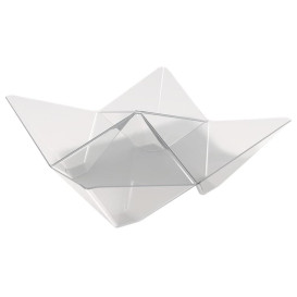 Misky pro Ochutnávky Origami PS Průhledný 103x103mm (500 Kousky)