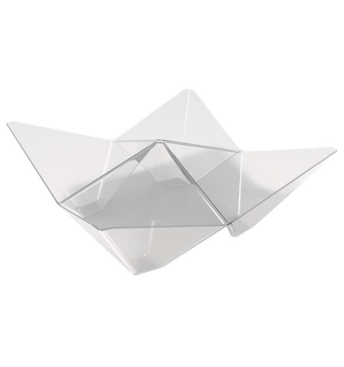 Misky pro Ochutnávky Origami PS Průhledný 103x103mm (500 Kousky)