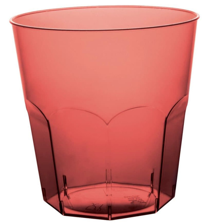 Plastové Kelímek Bordeaux Průhledný PS Ø73mm 220ml (50 Kousky)