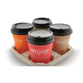 Kartonové Kelímek 16 Oz/495ml " Enjoy " Ø9,0cm (28 Kousky)