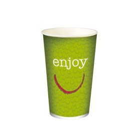 Kartonové Kelímek 12 Oz/360 ml " Enjoy " Ø8,0cm (100 Kousky)