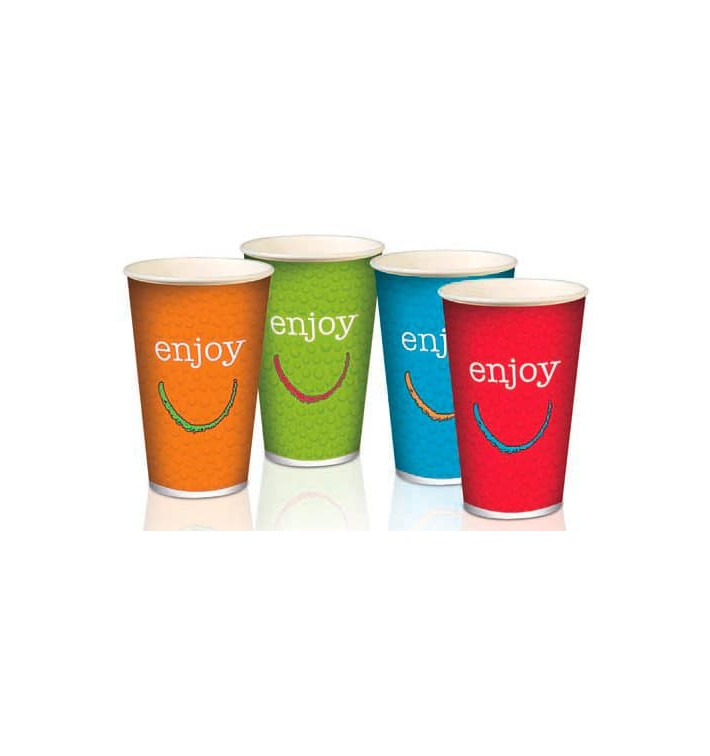 Kartonové Kelímek 12 Oz/360 ml " Enjoy " Ø8,0cm (2000 Kousky)