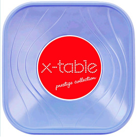 Plastové Misky PP Čtvercový " X-Table " Fialový 18x18cm (8 Kousky)