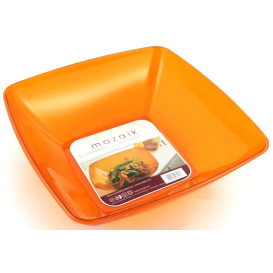 Misky PS Krystal Tvrdý Oranžový 3500ml 28x28cm (1 Kousky)