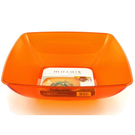 Misky PS Krystal Tvrdý Oranžový 3500ml 28x28cm (1 Kousky)