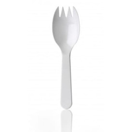 Plastová Vidlička Spork PS 98mm (1000 Kousky)