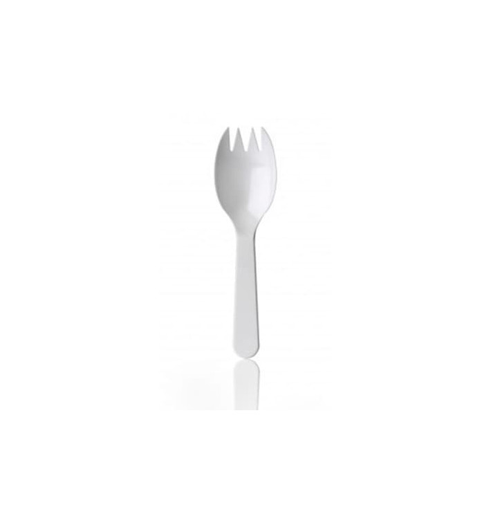 Plastová Vidlička Spork PS 98mm (1000 Kousky)