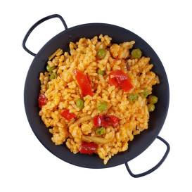 Mini Paella Černá pro Ochutnávky PP 150mm (6 Kousky)