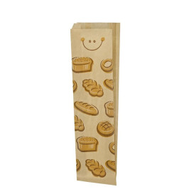 Papírové Tašky " na Chléb " Kraft 10+5x51cm (1000 Kousky)