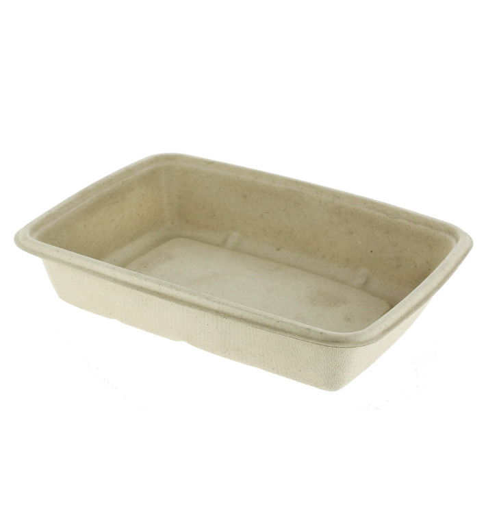 Obaly z Cukrové Třtiny PLA 950ml 23x16,5x5cm (75 Kousky)