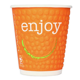 Kartonové Kelímek 9 Oz/270ml " Enjoy " Ø8,0cm (30 Kousky)