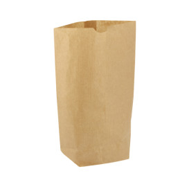 Paper Bag with Hexagonal Base Kraft 19x26cm (1000 Units)