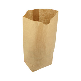 Paper Bag with Hexagonal Base Kraft 17x22cm (1000 Units)