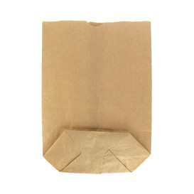 Paper Bag with Hexagonal Base Kraft 17x22cm (1000 Units)