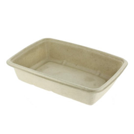 Obaly z Cukrové Třtiny PLA 1350ml 23x18x5cm (300 Ks)