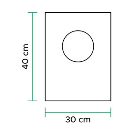 Nákupní Tašky Block 100% Biologicky Odbouratelný 30x40cm (2.000 Ks)