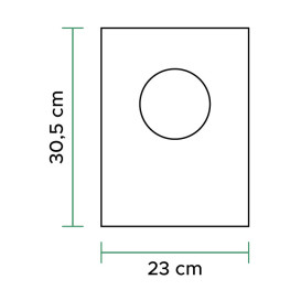 Nákupní Tašky 100% Biologicky Odbouratelný 23x30,5cm (2.000 Ks)