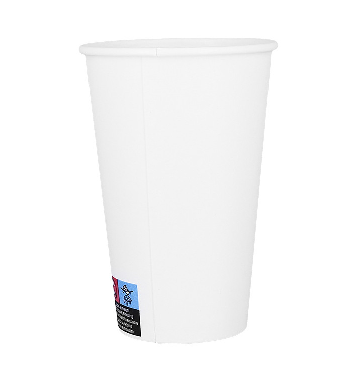 Kartonové Kelimek ECO 16 Oz/480ml Bílý Ø9cm (50 Ks)