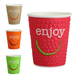 Kartonové Kelímek 16 Oz/495ml " Enjoy " Ø9,0cm (560 Ks)