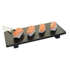 Bambusový Podnos Černá na Sushi 50x23x2,5cm (10 Ks)