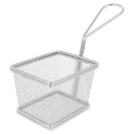 Mini Fritéza pro Prezentaci Ocel 10x9x6cm (1 Ks)