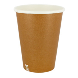 Papírový Kelímek Bez Plastů 14 Oz/420ml "Karamel" Ø9cm (50 Ks)