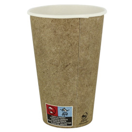 Kartonové Kelímek 12Oz/385ml Kraft Ø7,5cm (55 Ks)