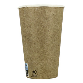 Kartonové Kelímek 12Oz/385ml Kraft Ø8,0cm (1000 Ks)