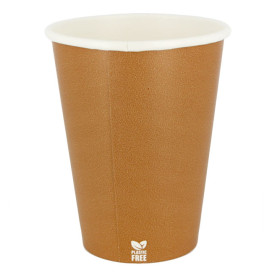 Papírový Kelímek Bez Plastů 14 Oz/420ml "Karamel" Ø9cm (50 Ks)