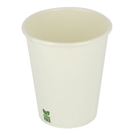 Papírový Kelímek Bez Plastů 7 Oz/210ml Bílý Ø7cm (50 Ks)