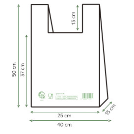 Mikrotenová Taška Home Compost “Classic” 40x50cm (100 Ks)