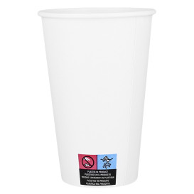 Kartonové Kelimek ECO 16 Oz/480ml Bílý Ø9cm (50 Ks)