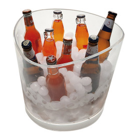 Opakovaně použitelný kbelík na led SMMA Transparentní na 7-8 lahví (4 Ks)