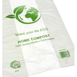 Mikrotenová Plastové Taška Bio Home Compost 40x50cm (100 Ks)