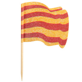 Napichovátka Vlajky " Katalánsko " 65mm (144 Ks)