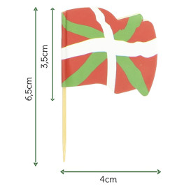 Napichovátka Vlajky " Euskadi " 65mm (144 Ks)