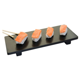 Bambusový Podnos Černá na Sushi 50x23x2,5cm (10 Ks)