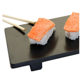 Bambusový Podnos Černá na Sushi 50x23x2,5cm (10 Ks)