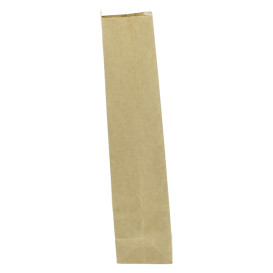 Paper Bag without Handle Kraft and Window 15+7x23cm (1000 Uds)