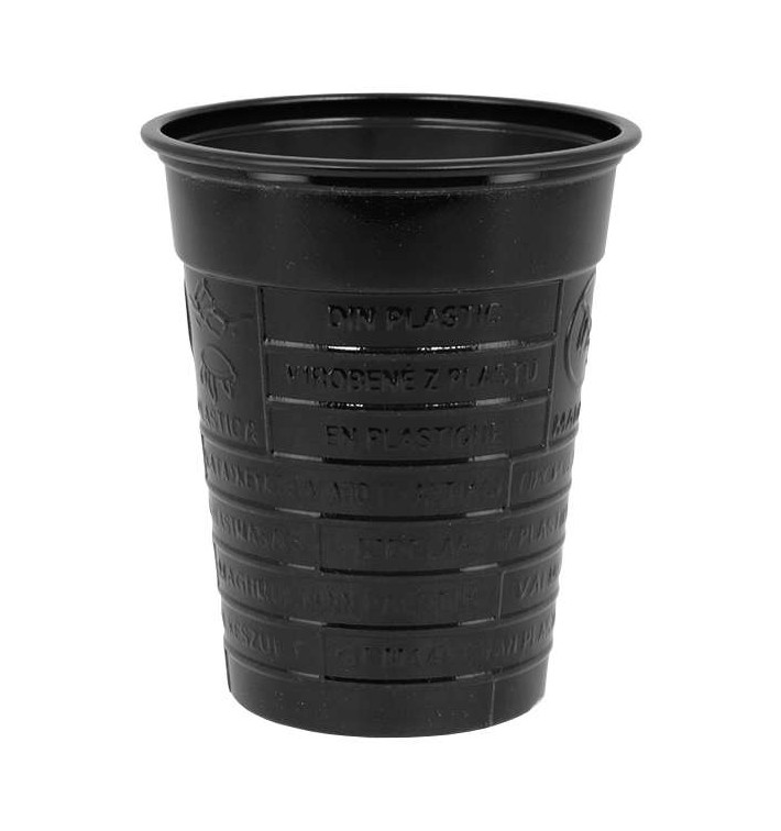 Plastové Kelímek PS Černá 200ml Ø7cm (1.500 Ks)