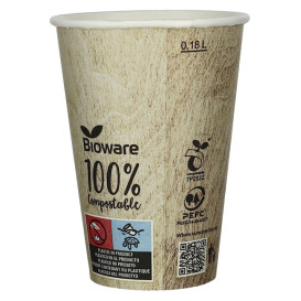 Kelímek Prodejní Ekologický PLA BioWare 8 Oz/210ml Ø7,0cm (100 Ks)