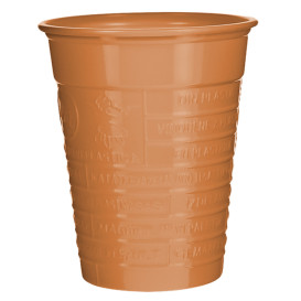 Plastové Kelímek PS Oranžový 200ml Ø7cm (50 Ks)