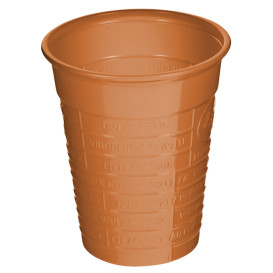 Plastové Kelímek PS Oranžový 200ml Ø7cm (50 Ks)