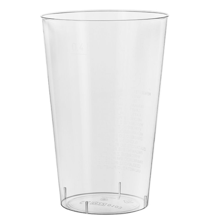 Kelímek Vstřikovaný Průhledný PS 400 ml (50 Ks)