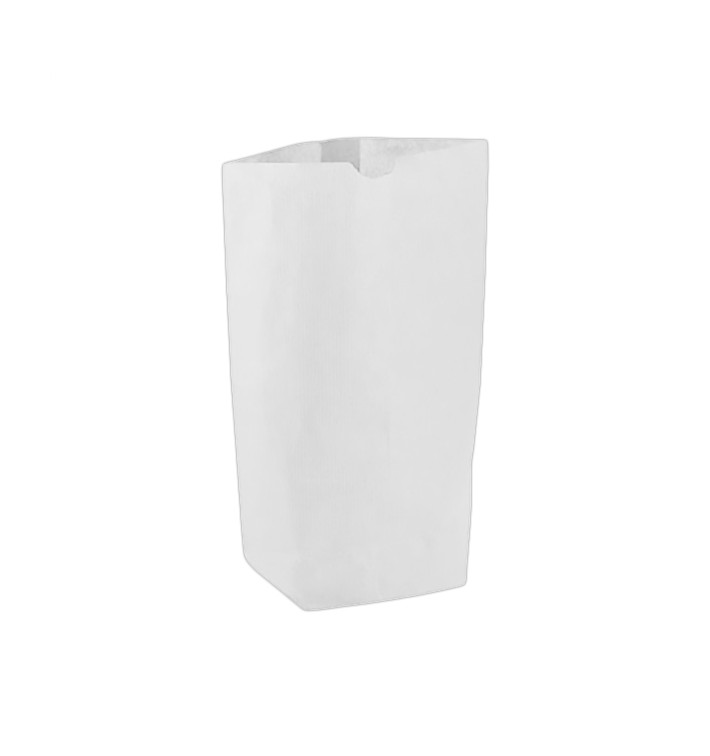 Paper Bag with Hexagonal Base White 19x26cm (1000 Units)