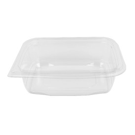 Plastové Misky s Integrovaným Víčkem PET 750ml 180x140x50mm (65 Ks)