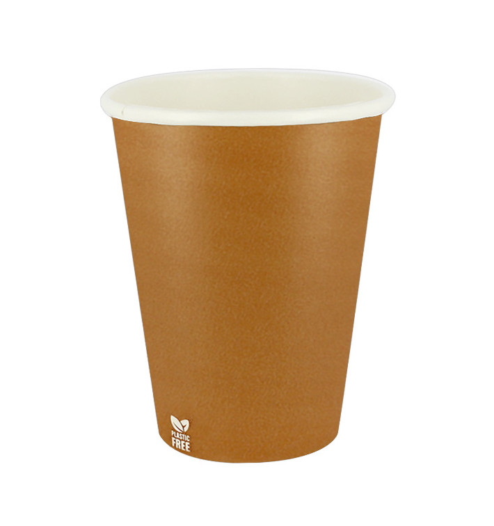 Papírový Kelímek Bez Plastů 14 Oz/420ml "Karamel" Ø9,0cm (50 Ks)