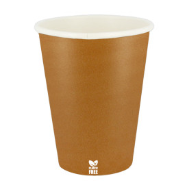 Papírový Kelímek Bez Plastů 14 Oz/420ml "Karamel" Ø9,0cm (50 Ks)