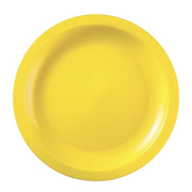 Plastové Talíř Plochá Žlutá Round PP Ø18,5cm (25 Ks)