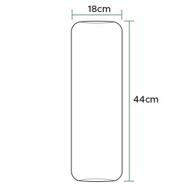 Polyetylénové Návlek na Paži 18x44cm G120 Modrý (100 Ks)